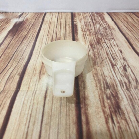Vintage Tupperware Clear White Nesting Measuring Cup 1/3 CUP Replacement 765-1 - Picture 3 of 10